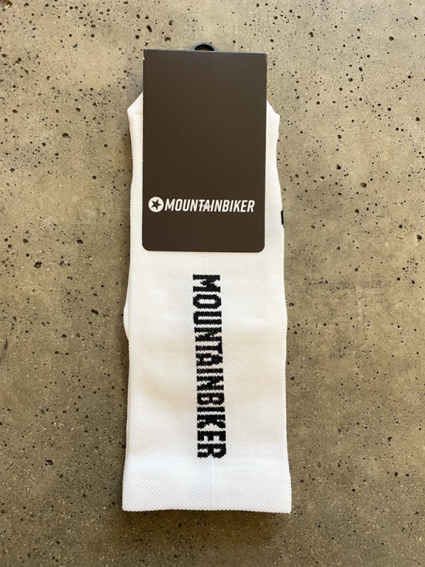 Mountainbiker Socken High Performance wei&szlig; S 35-38