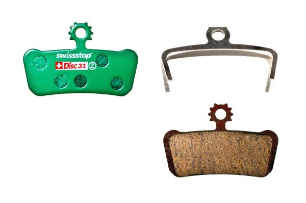 SwissStop   Bremsbel&auml;ge Disc 31 (Avid), Organic (2 Stk.)
